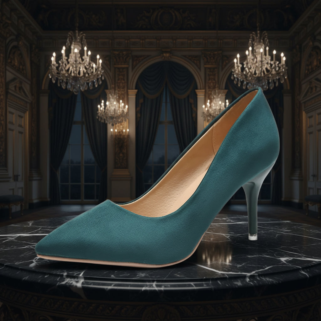 Suede Pointed Heels