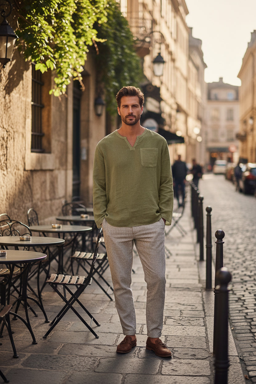 The Shoreline Linen Shirt