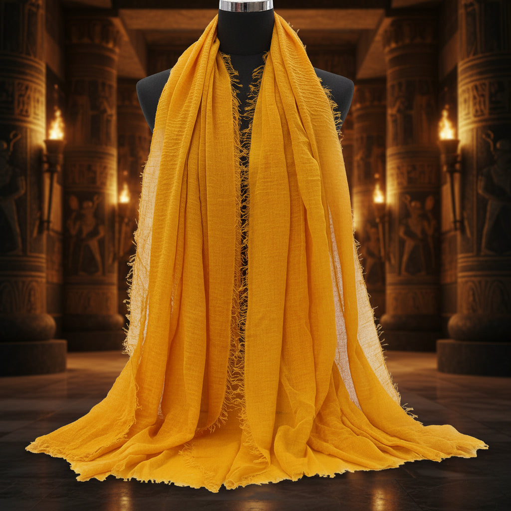 The Crinkle Linen Wrap