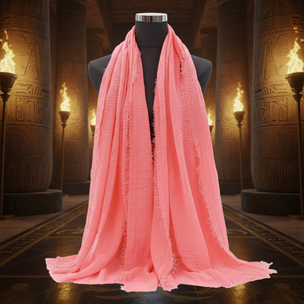 The Crinkle Linen Wrap