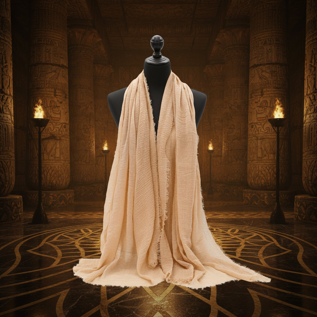 The Crinkle Linen Wrap
