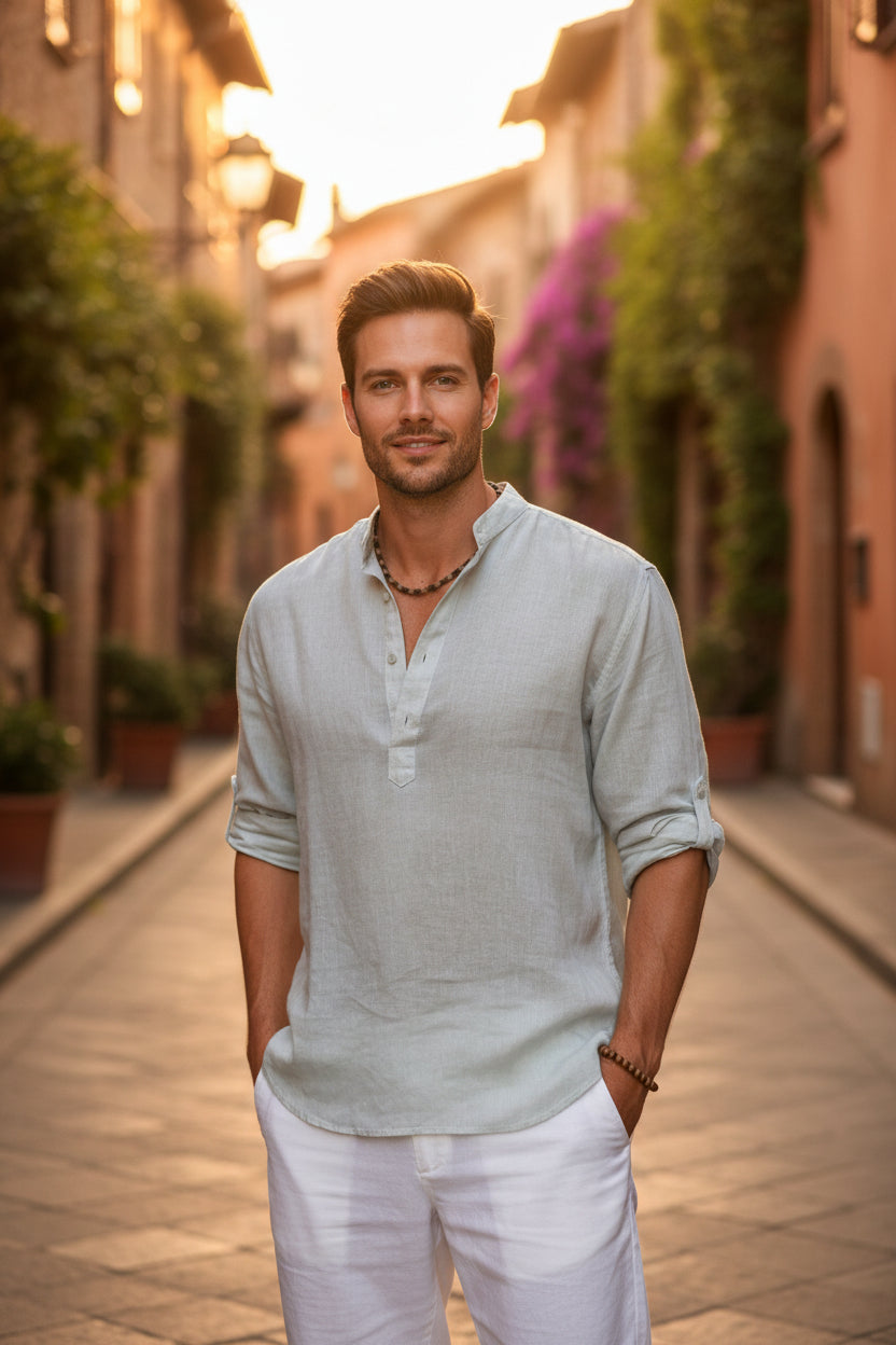 The Linen Button-Down