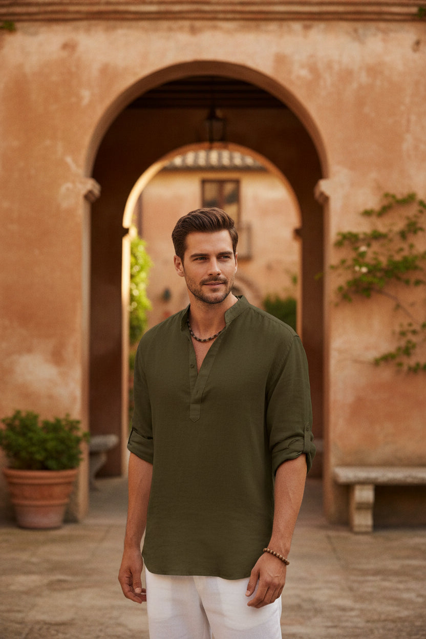 The Linen Button-Down