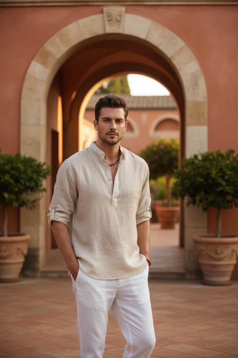 The Linen Button-Down