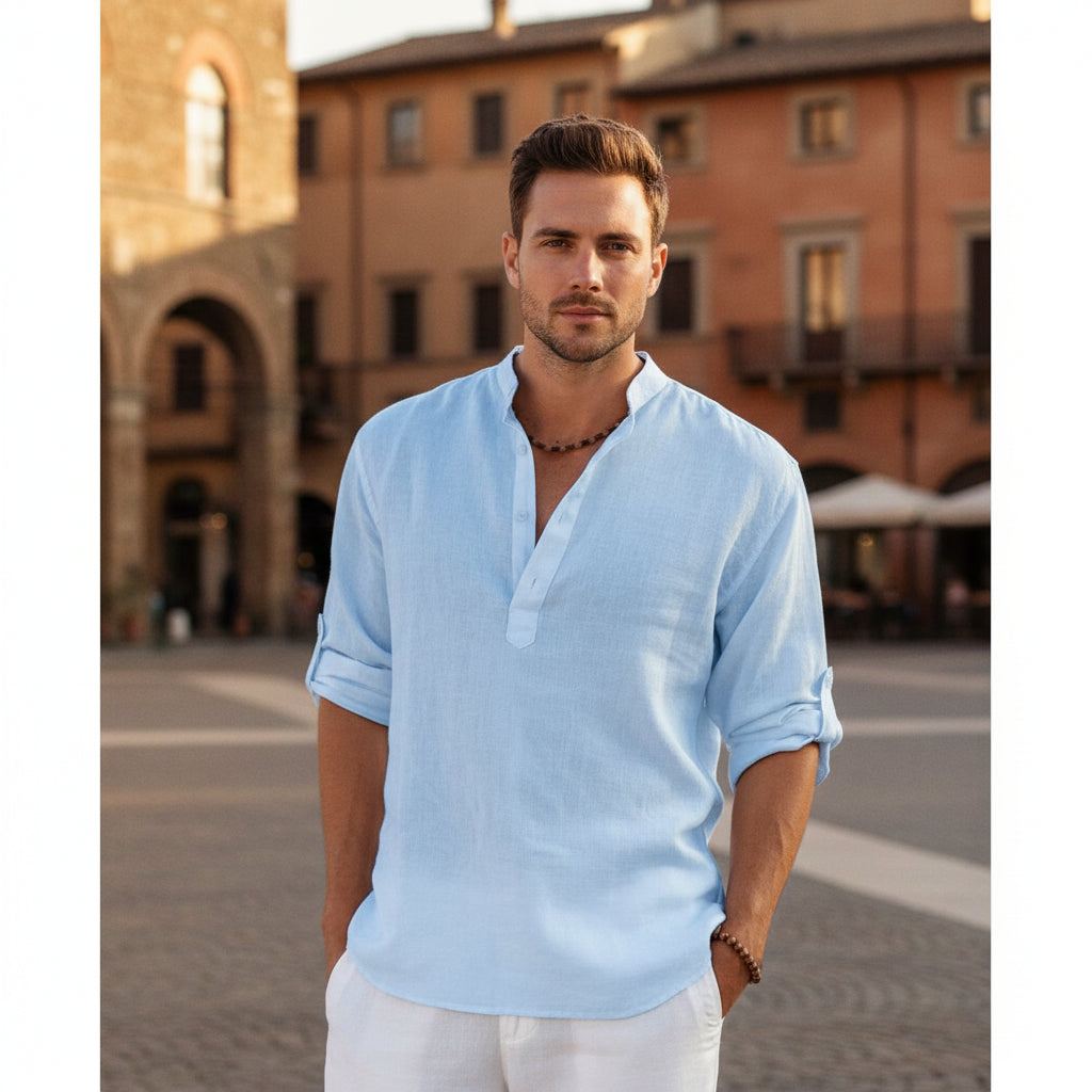 The Linen Button-Down