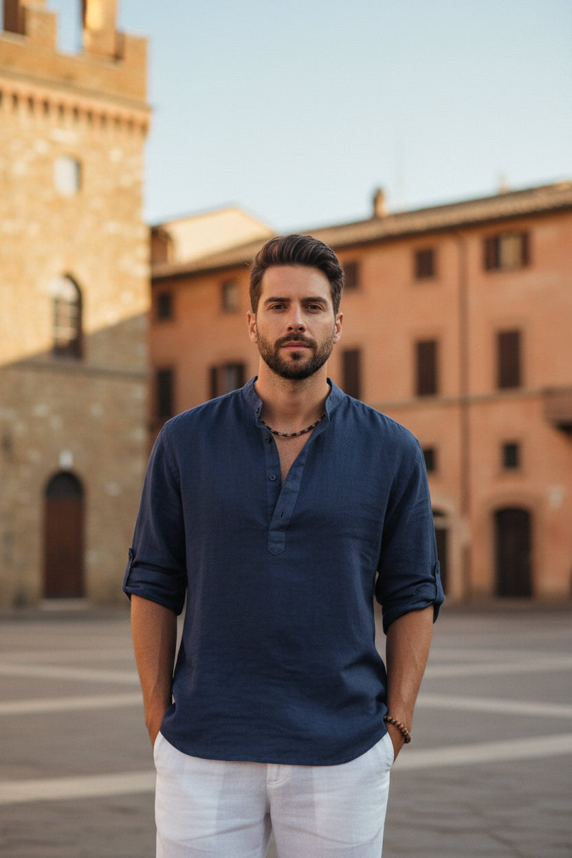 The Linen Button-Down