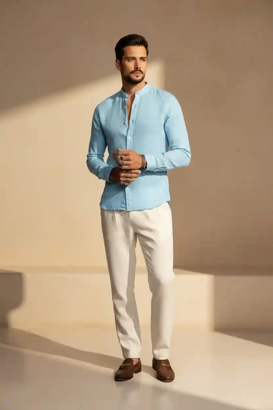 Terra Bloom Linen Shirt