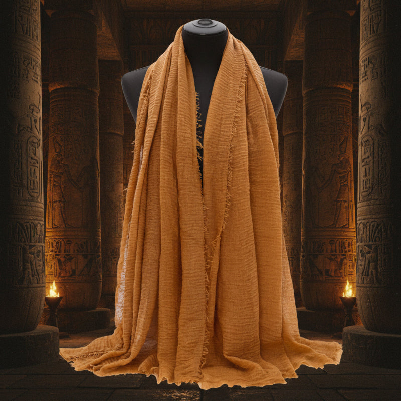 The Crinkle Linen Wrap