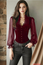 The Velvet Blouse